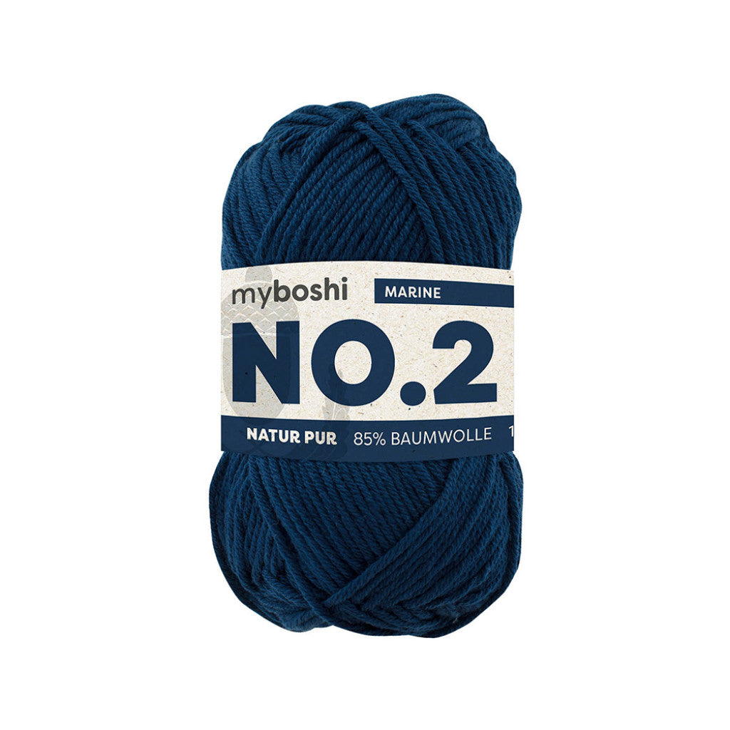 Myboshi Bomullsgarn No.2 50g - 2550 Ultramarine