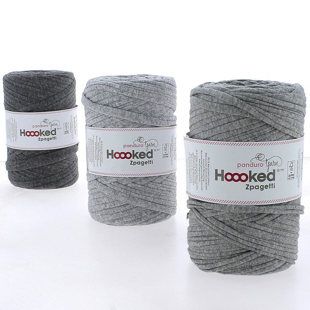 Hoooked Zpagetti, ca 450g - Grå