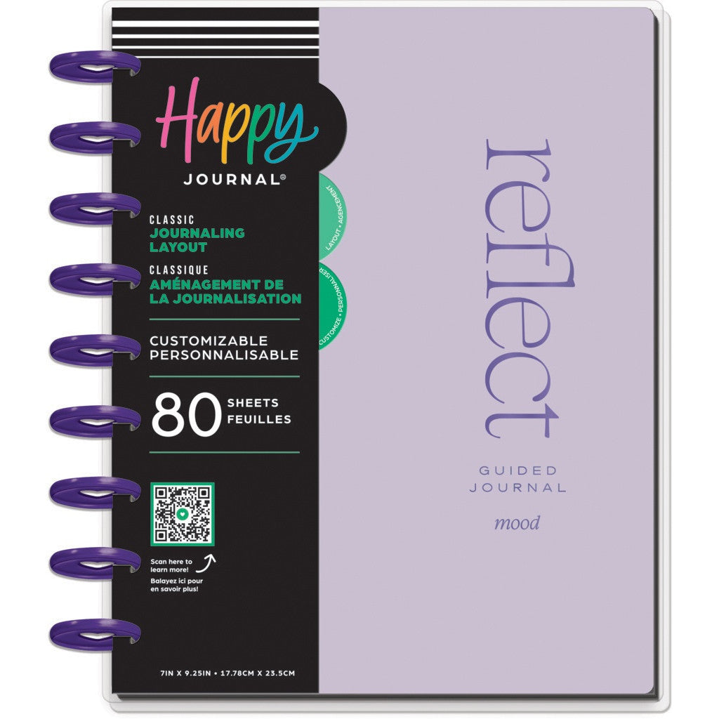 Happy Planner Classic Disc Bound Memory Keeping Journal - Reflect & Grow Journaling