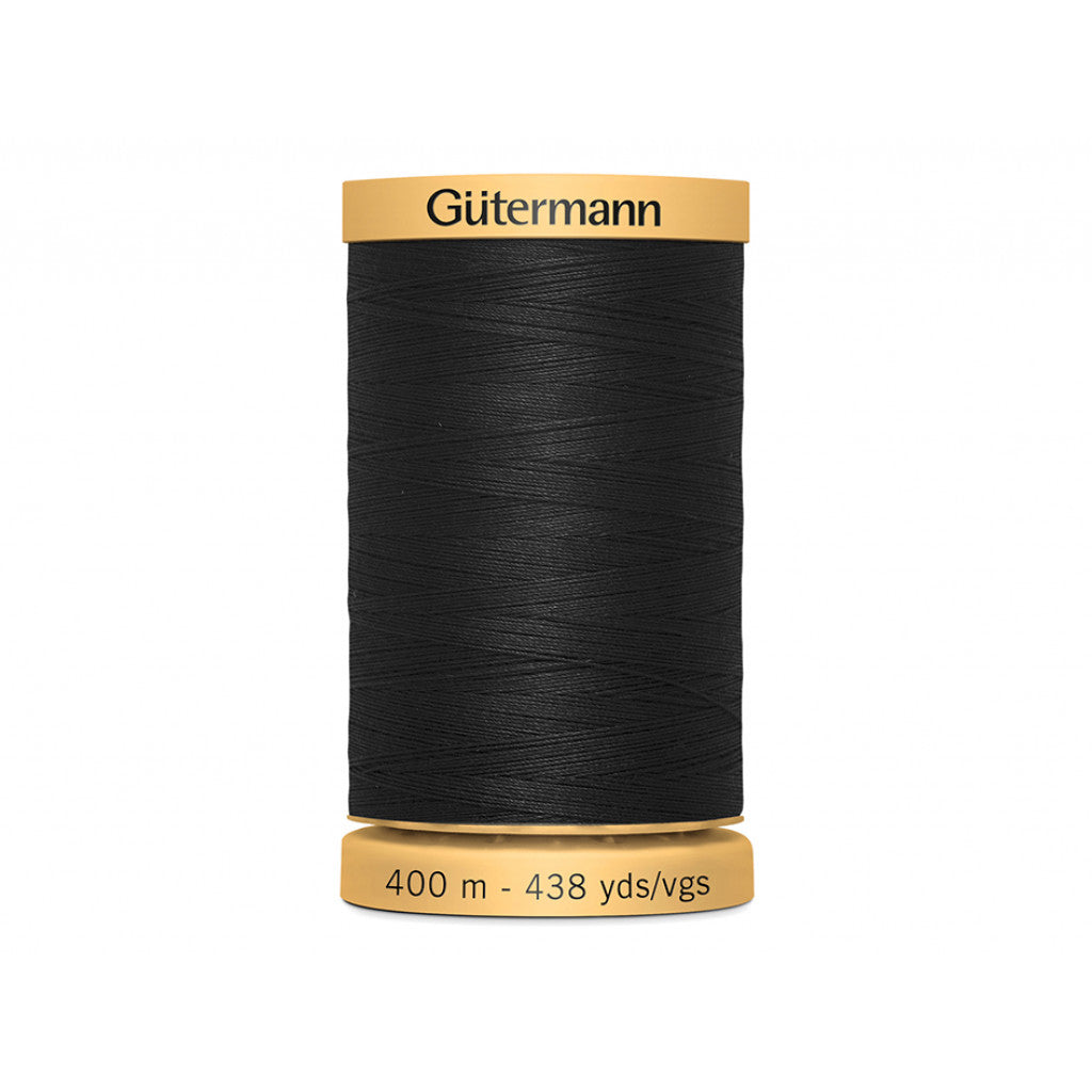 Gütermann C Ne 50 Bomull 400m - 5201 - Sort