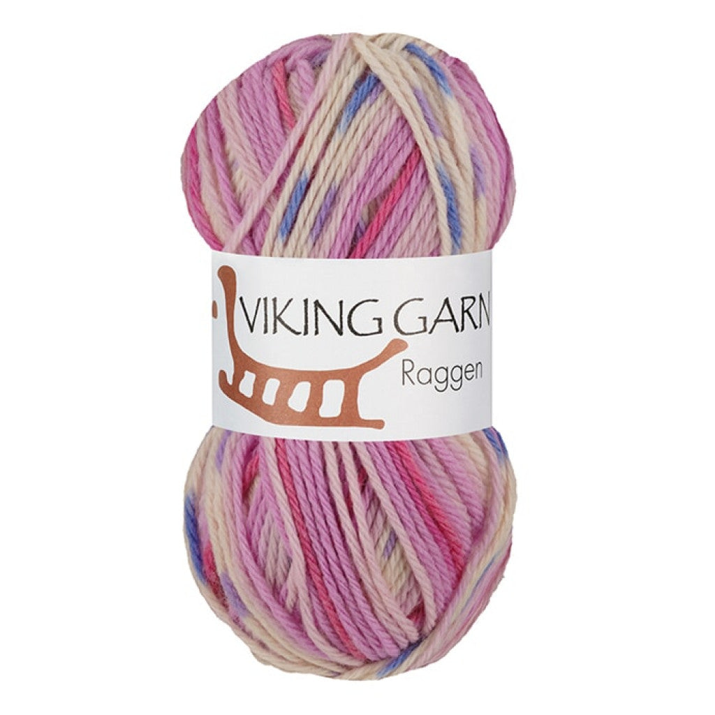 Viking Raggen - 768 Multi Med Rosa