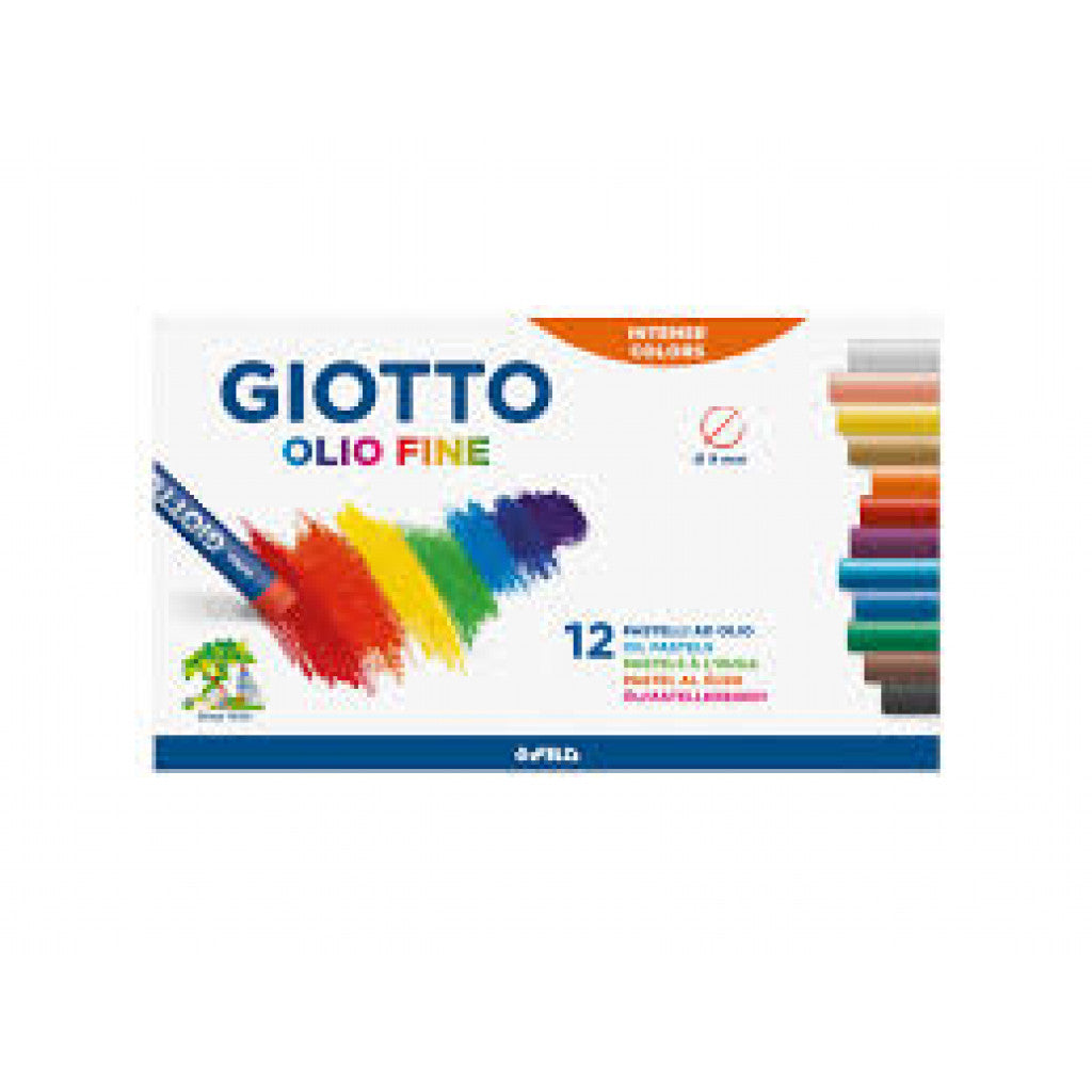 Oljepastell Giotto Olio Fine 9mm - 12stk