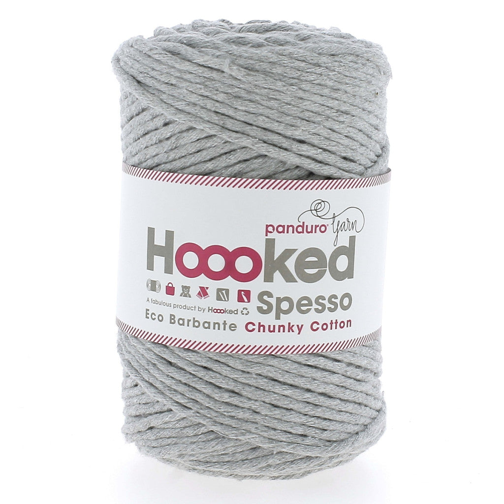 Hoooked Chunky Cotton Garn, 500g - Grå