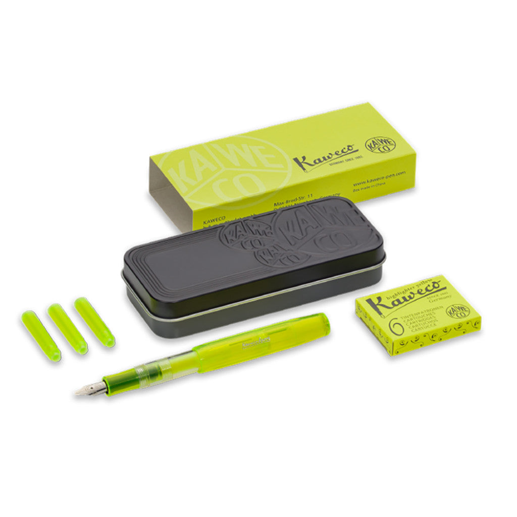 Kaweco Ice Sport Sett Glow Marker - 1.9mm - Yellow