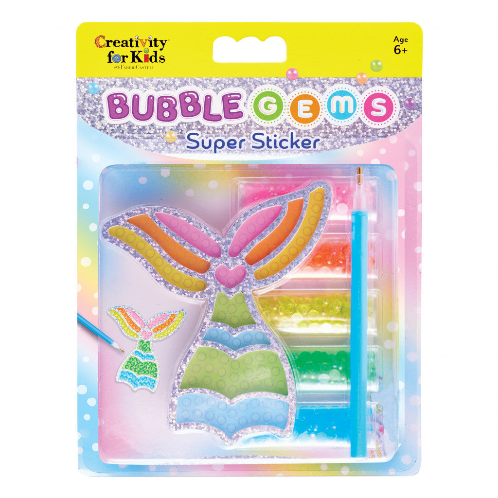 Bubble Gems Super Sticker Kit - Mermaid