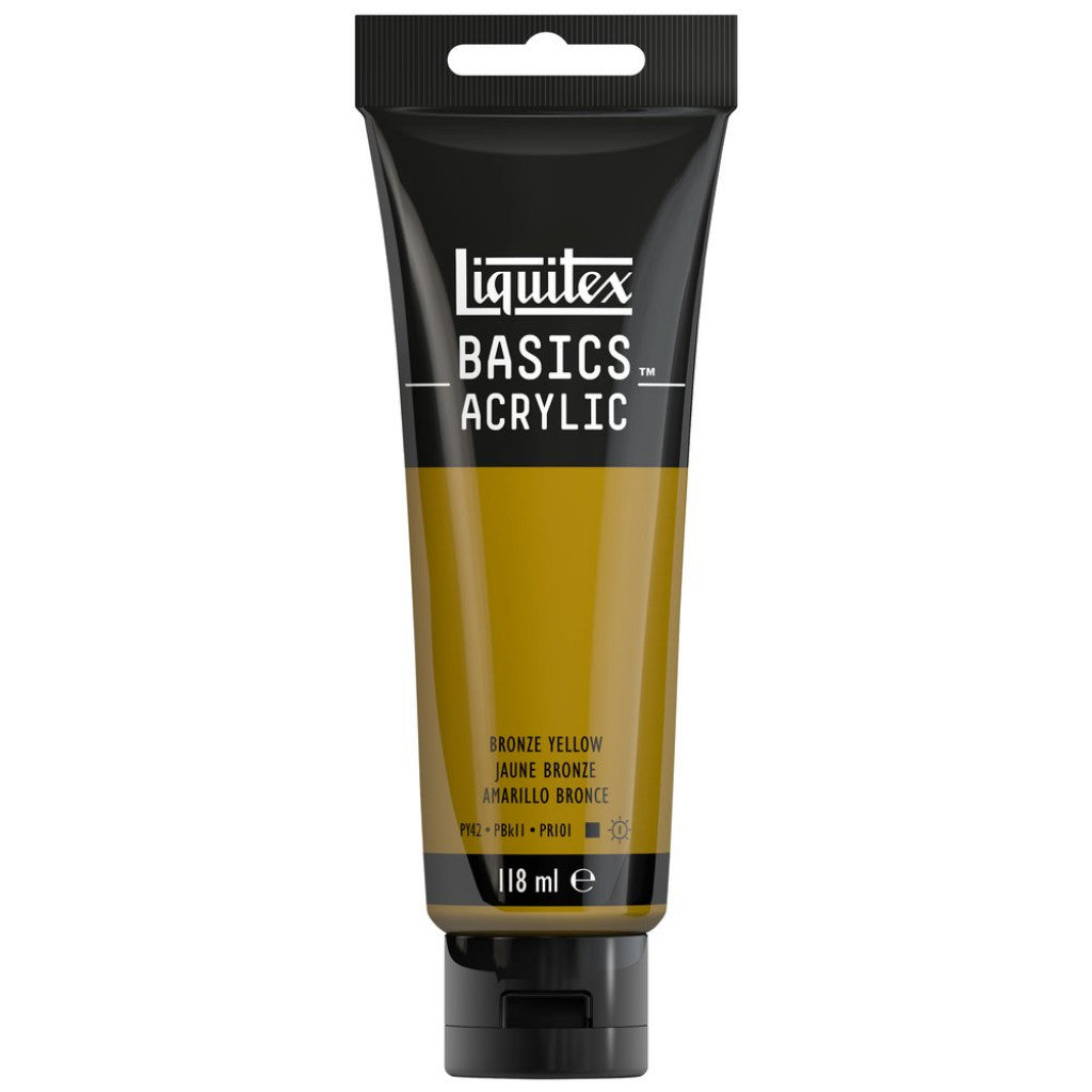 Liquitex Basics Acrylic 118ml - 530 Bronze Yellow  S1