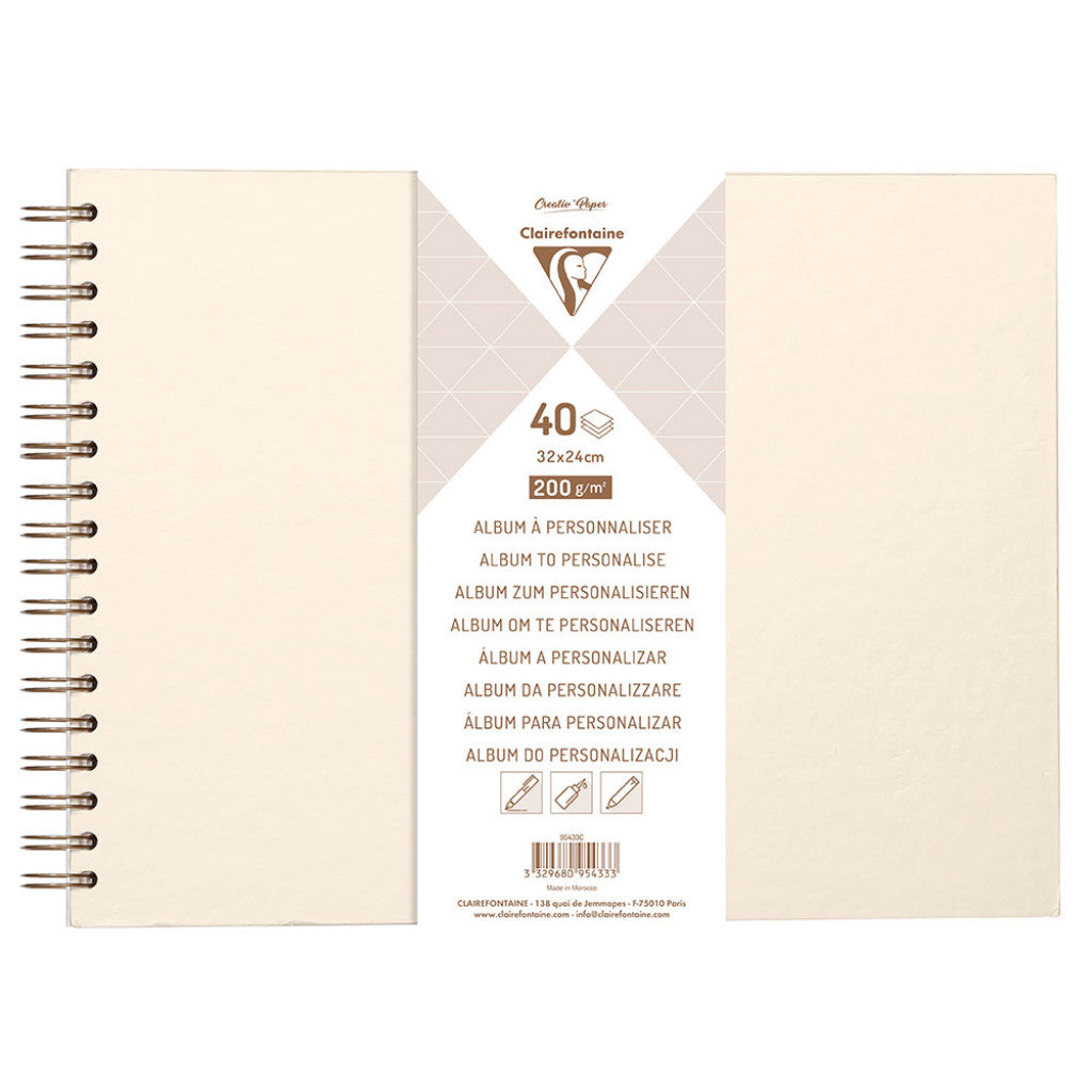 Clairefontaine Album Perlemor 200g 40ark - 32x24cm