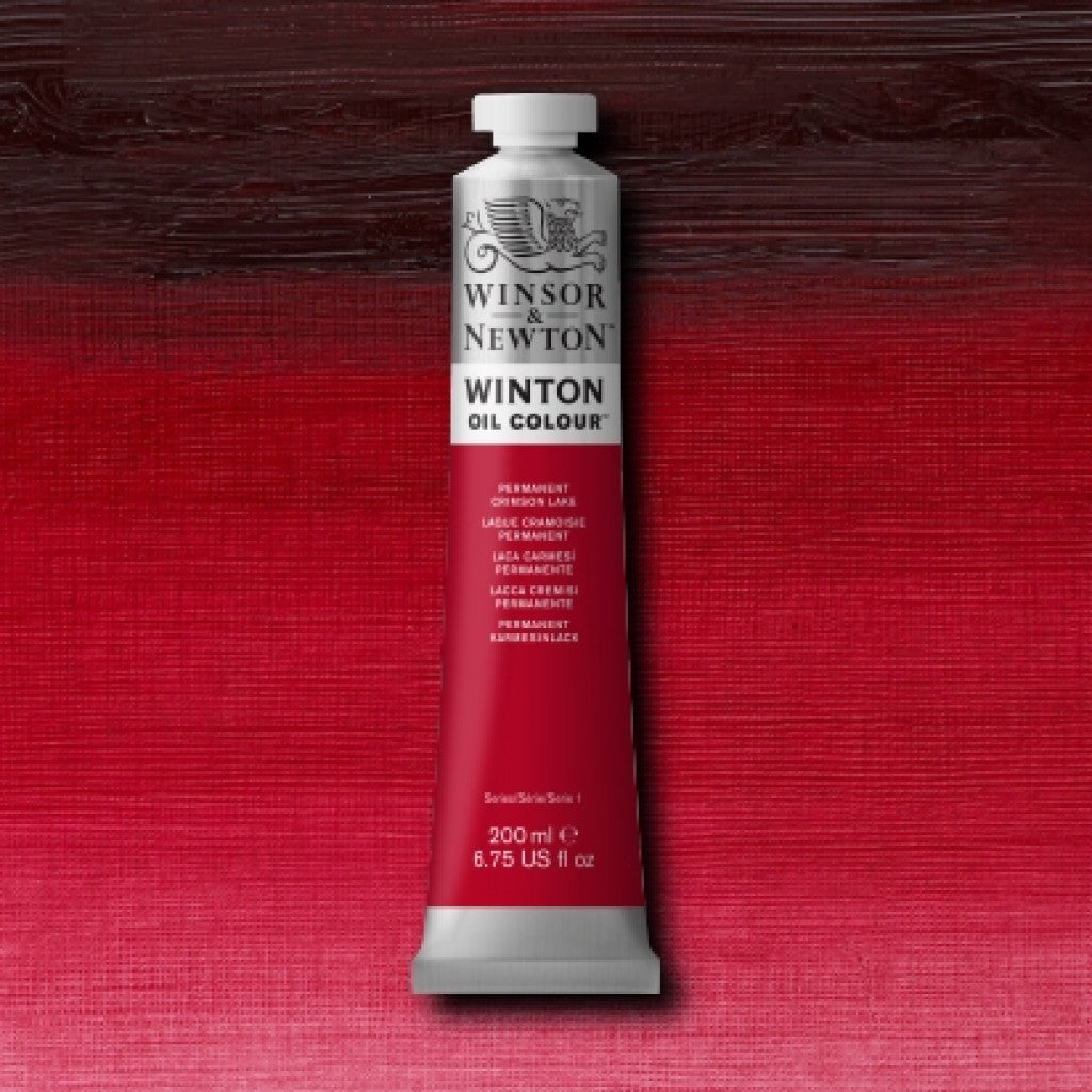 W&N - Winton Oil 200ml - 478 Permanent Crimson Lake