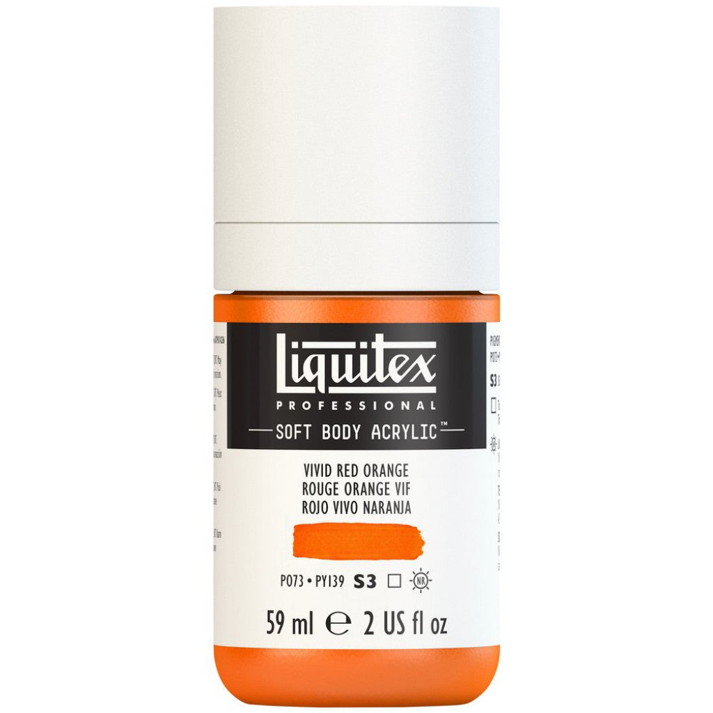 Liquitex Soft Body 59ml - 620 Vivid Red Orange S3