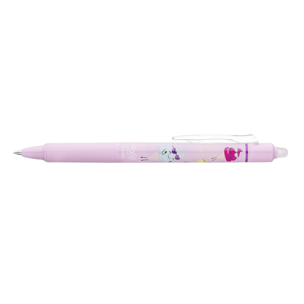 Pilot Frixion Clicker Pool Party 0,7 Mm – Rosa Pennekropp Med Svart Blekk