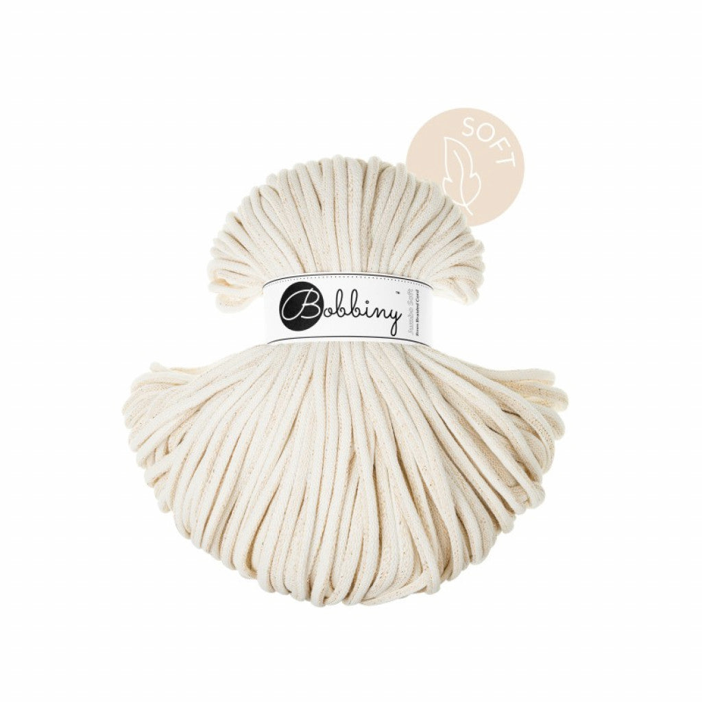 Bobbiny Jumbo Soft 8mm 100m - Golden Natural