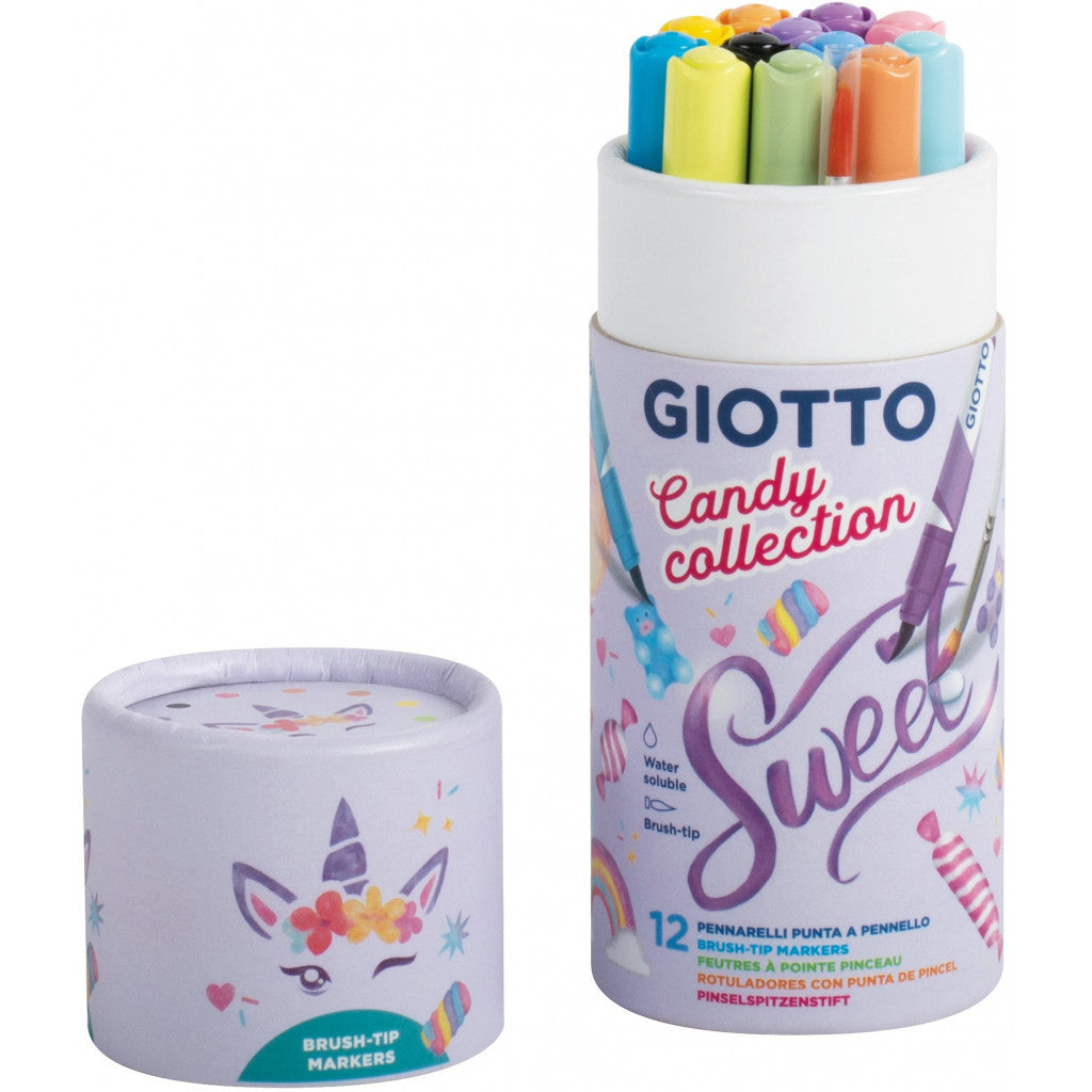 Giotto Candy Turbo Soft Brush - 12stk Tube