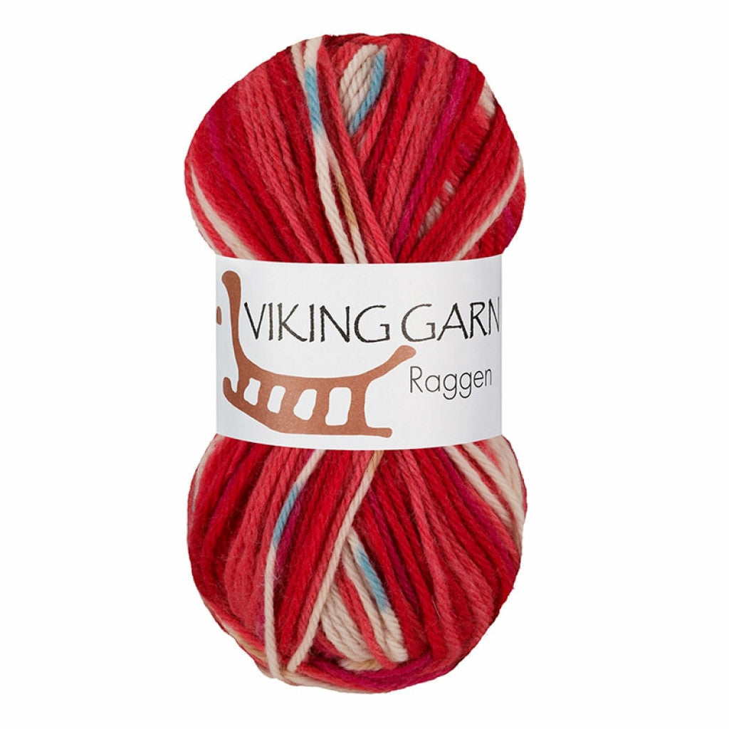 Viking Raggen - 749 Multi Med Rød