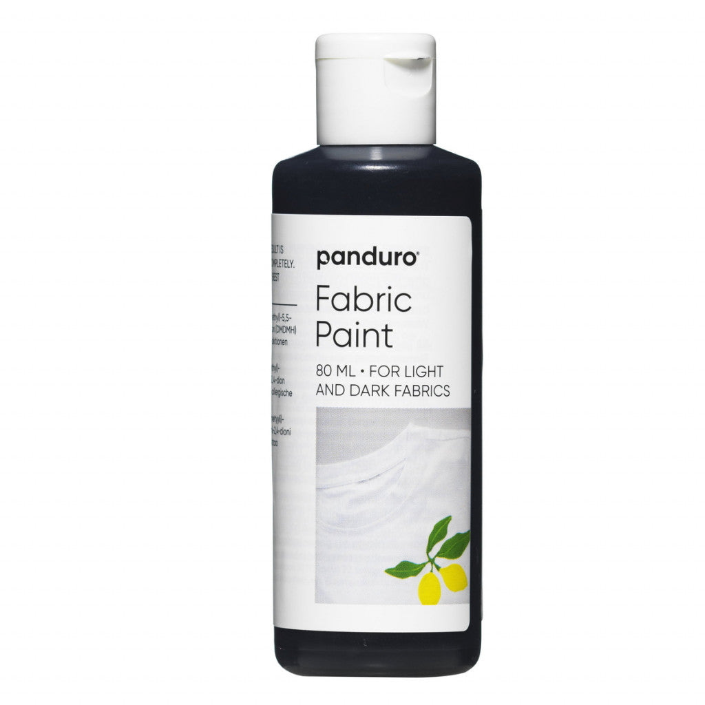 Tekstilmaling (Fabric Paint) 80ml - Black
