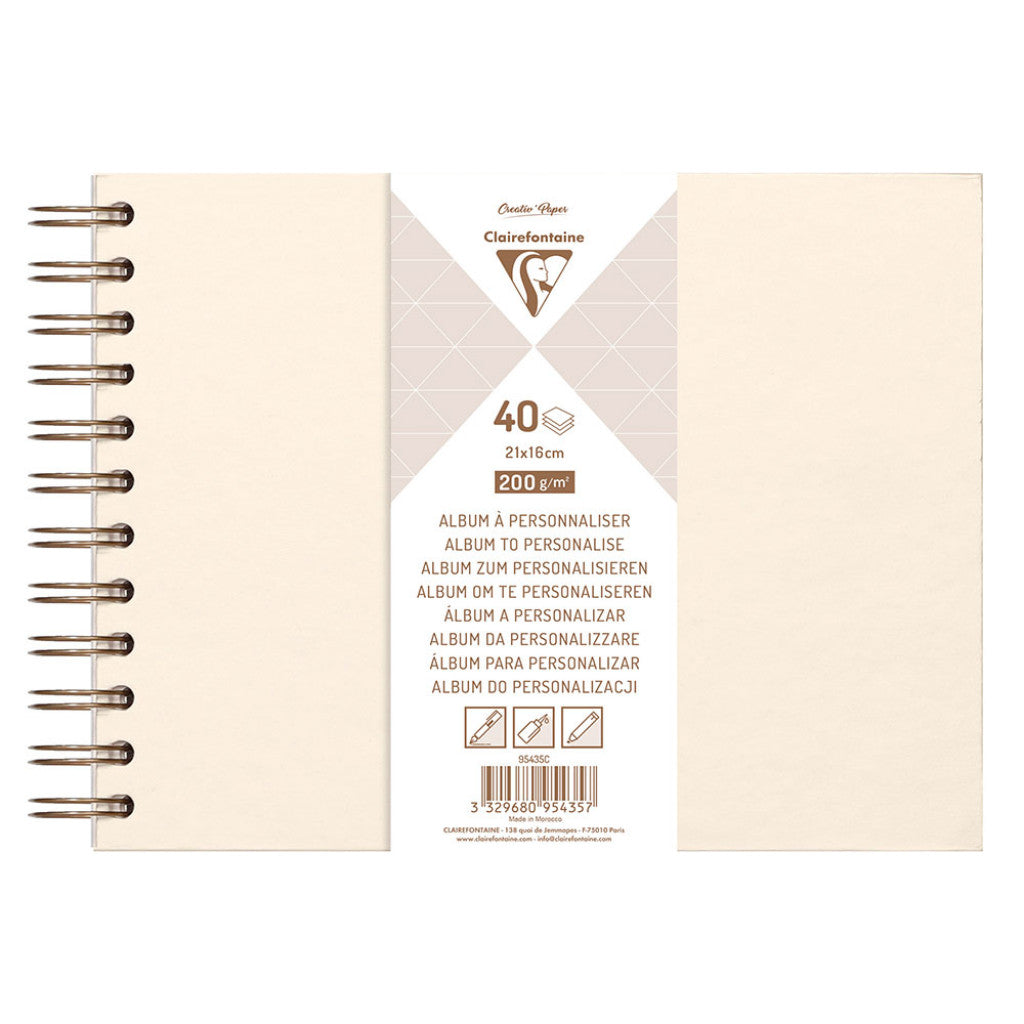 Clairefontaine Album Perlemor 200g 40ark - 21x16cm