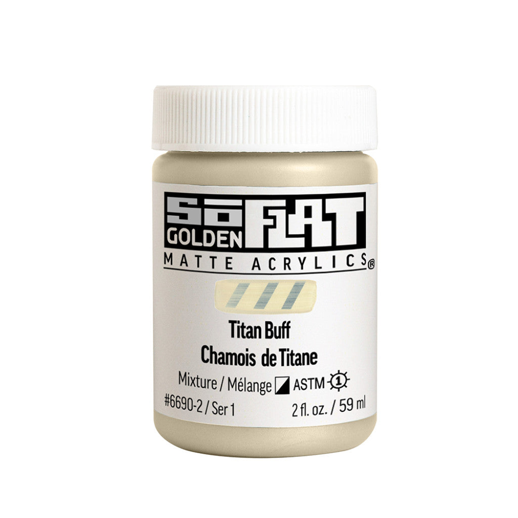 Golden SoFlat Acrylics 59ml - Titan Buff