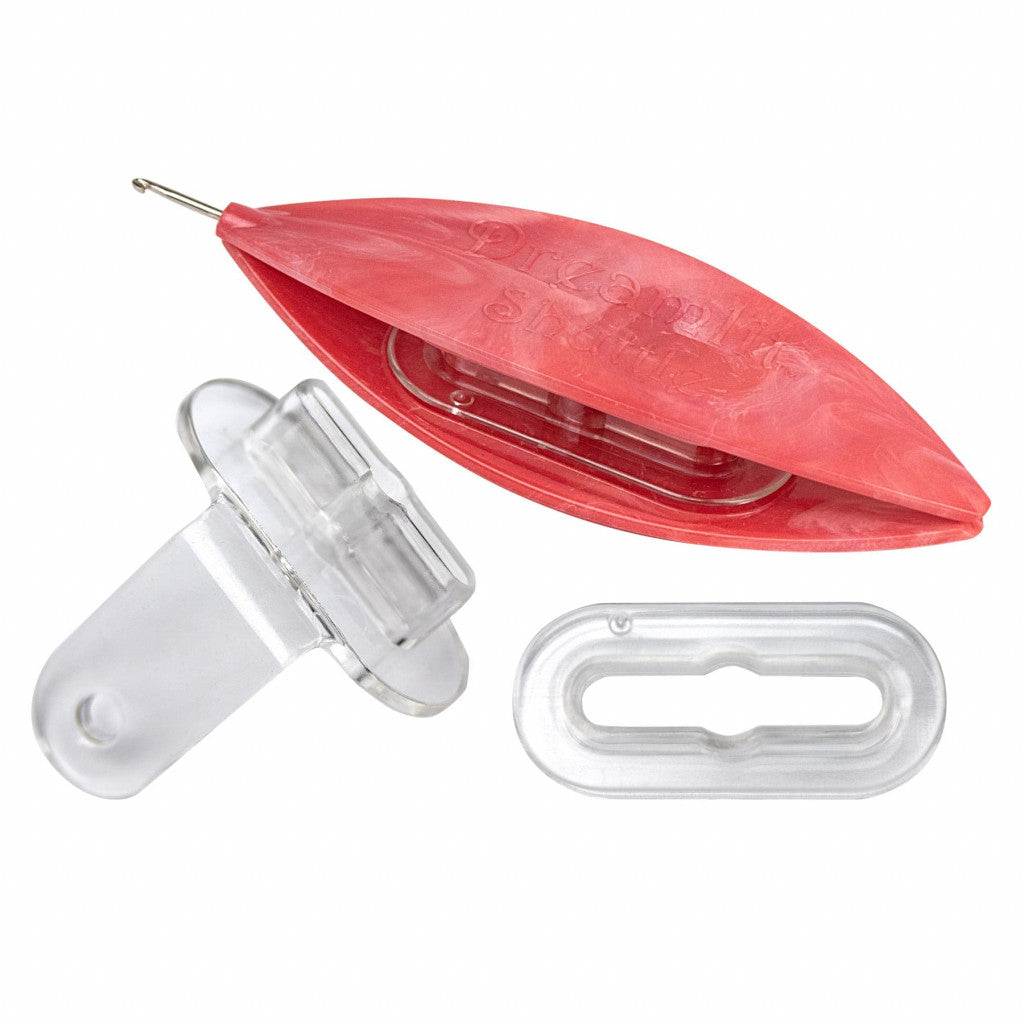 Dreamlit Swirlz: Posted Removable Bobbin Shuttle w/Steel Hook - Pink Taffy, SHH4806