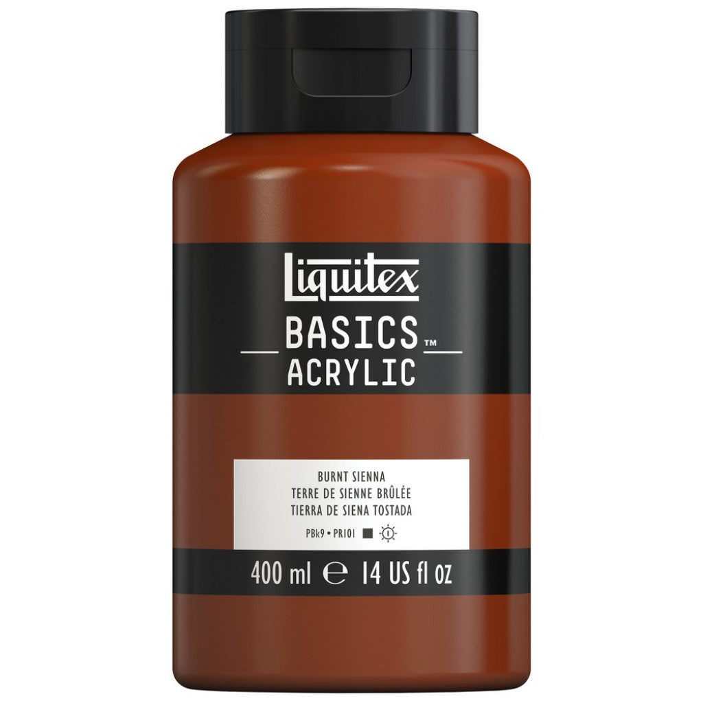 Liquitex Basics Acrylic 400ml - 127 Burnt Sienna  S1