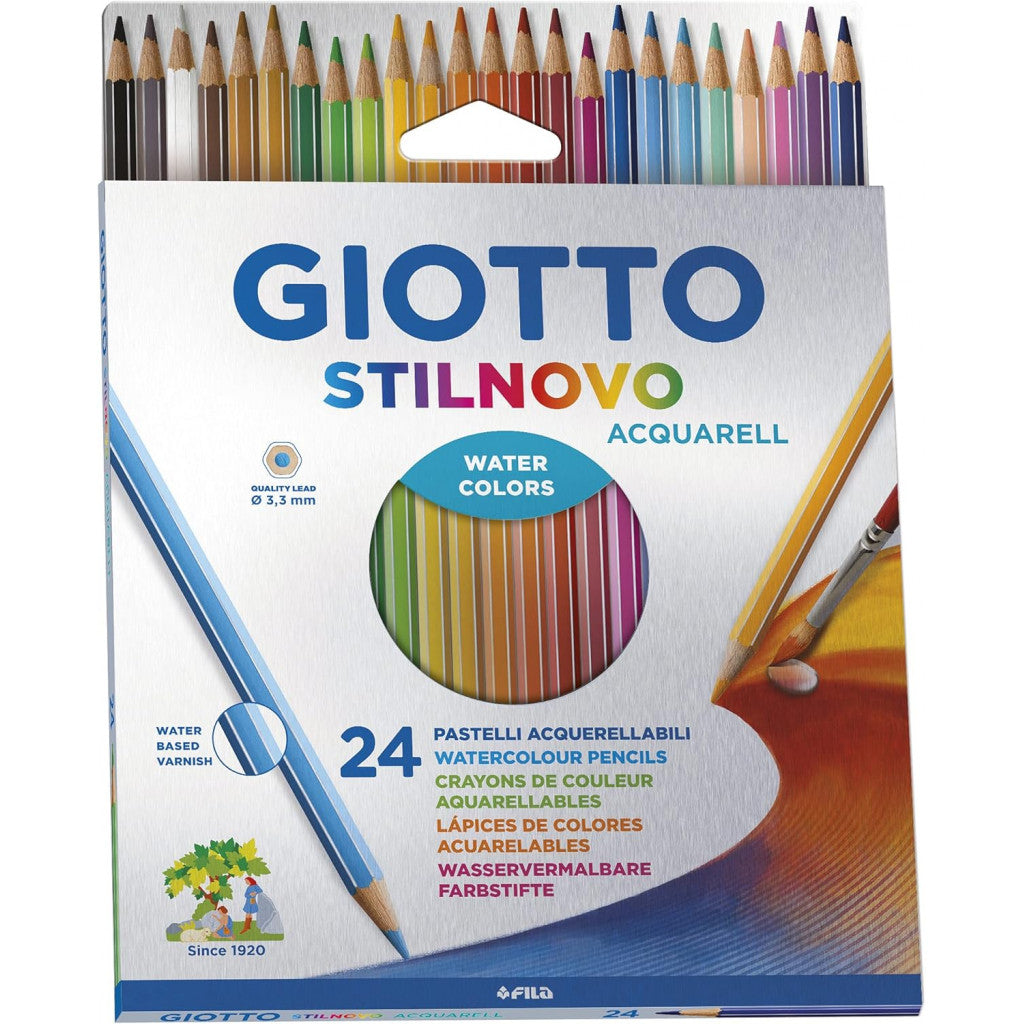 Akvarellblyant Giotto Stilnovo Aquarell - 24stk