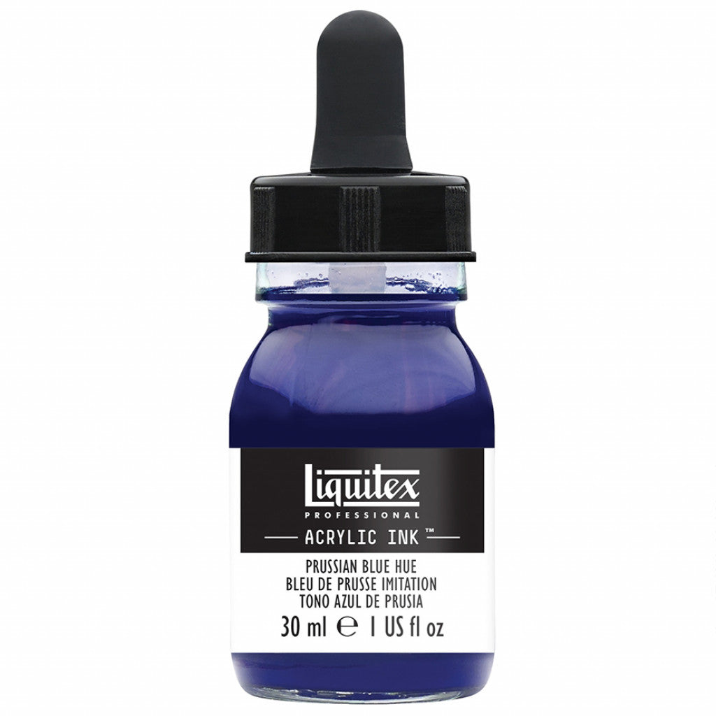 Liquitex Artists Acrylic Ink, 30 ml - 320 Prussian Blue Hue