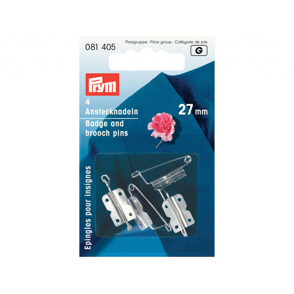 Prym Brosjenåler 27mm 4stk