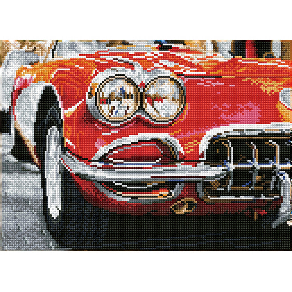 Diamond Dotz Squares DQ9 - Red Sports Car 43x31cm