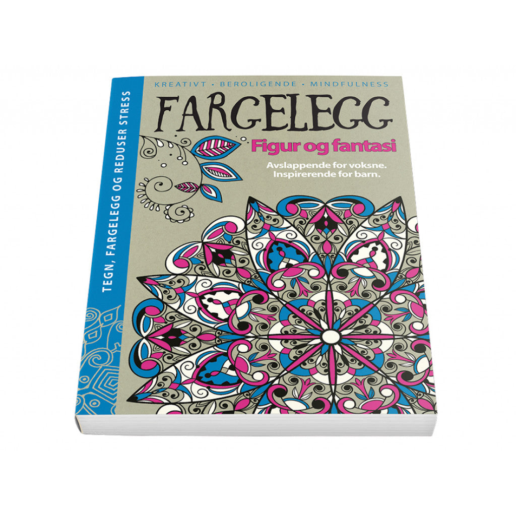 Bok Fargelegg: Figur og fantasi - Hardcover