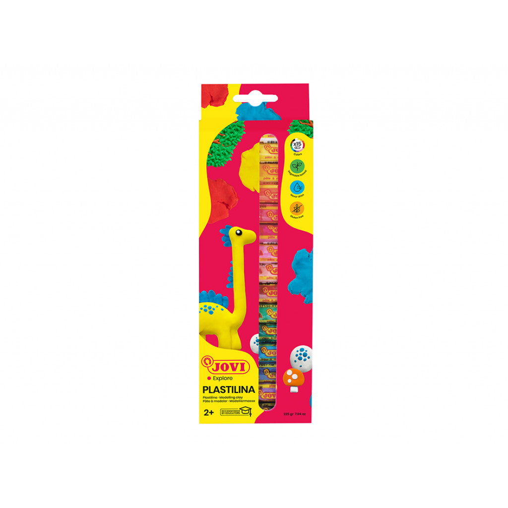 Jovi Plastilina Sett med 15 farger