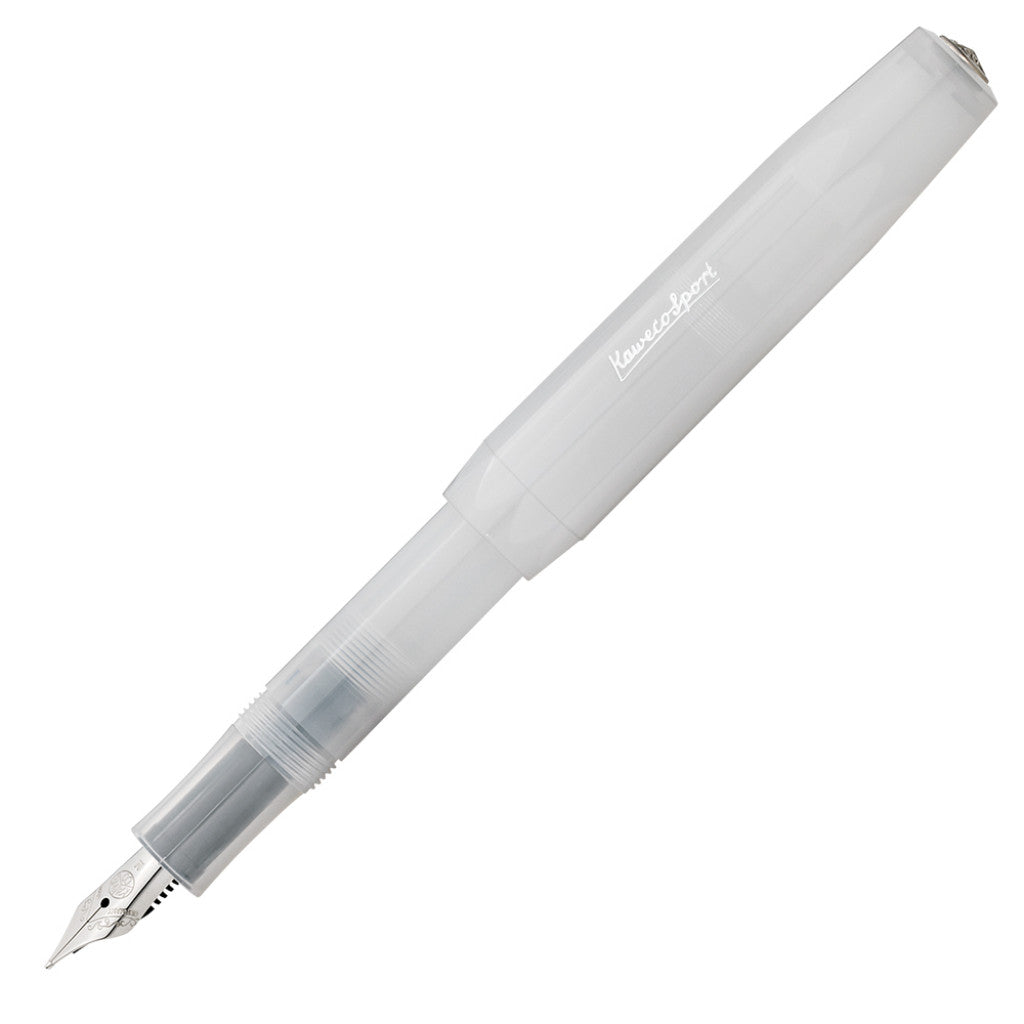 Kaweco Frosted Sport Fyllepenn - F 0.7mm - Natural Coconut