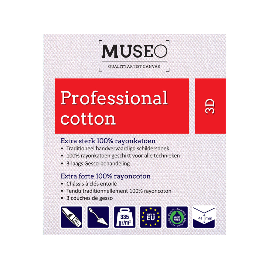 Museo CX 100% Bomull Xtra 3D 41mm - 50x50cm