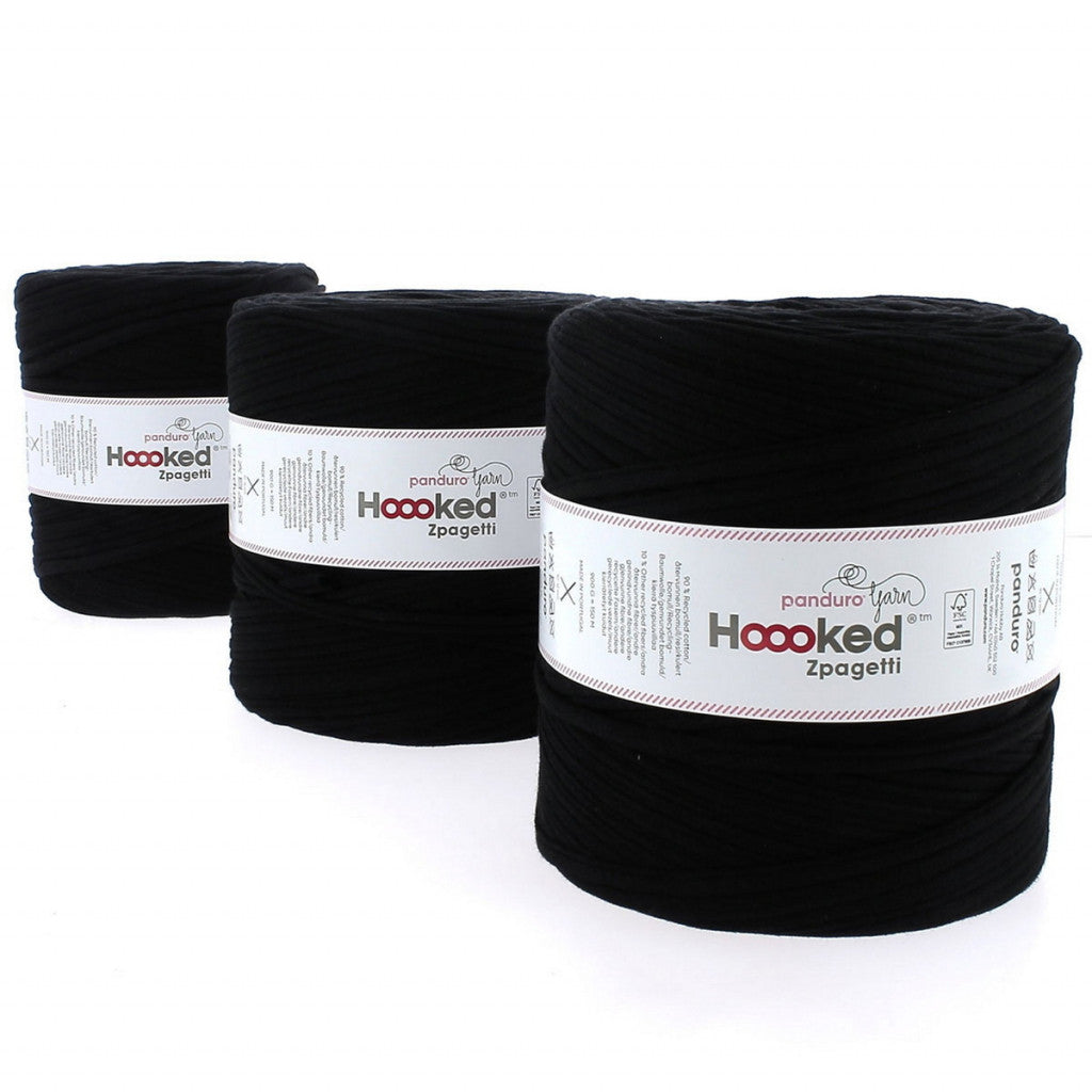 Hoooked Zpagetti, ca 900g - Svart
