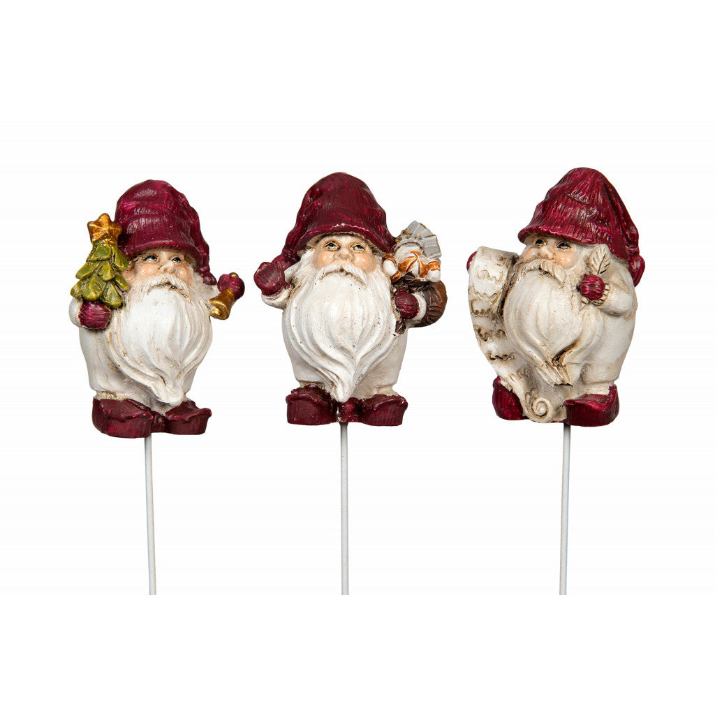 Nisse Lubben Rød på Pinne, 6cm - 1 Assortert Design