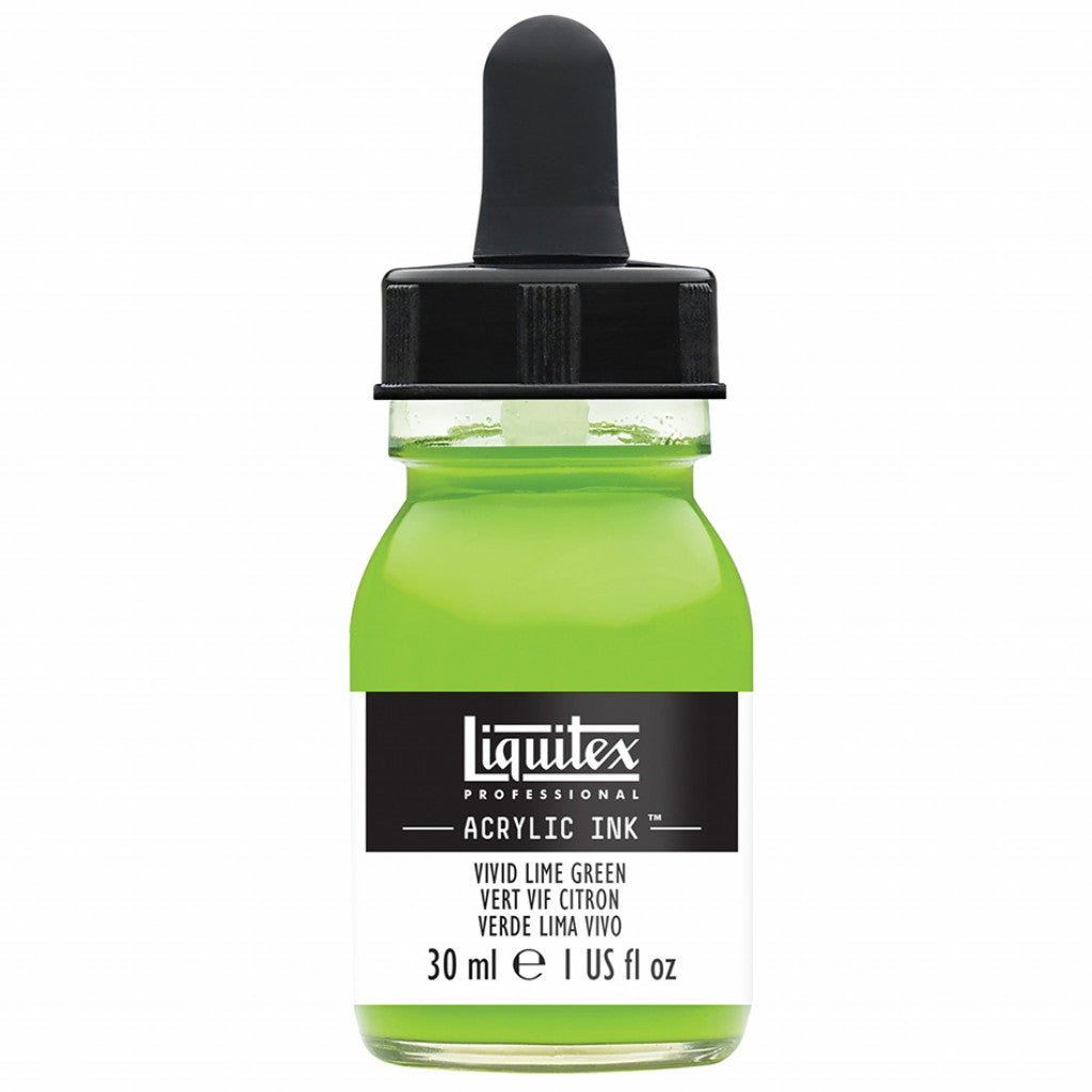 Liquitex Artists Acrylic Ink, 30 ml - Vivid Lime Green 740