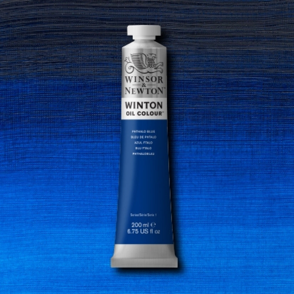 W&N - Winton Oil 200ml - 516 Phthalo Blue