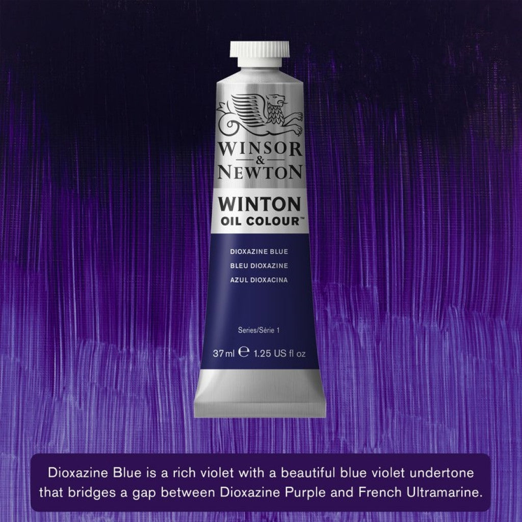 W&N - Winton Oil 37ml - 406 Dioxazine Blue