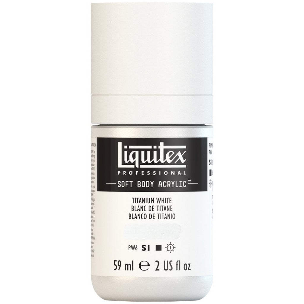 Liquitex Soft Body 59ml - 432 Titanium White S1