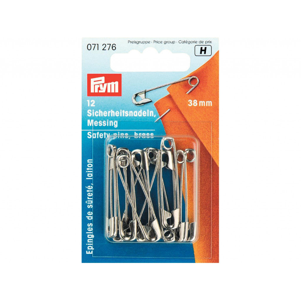 Prym sikkerhetsnåler 38mm - Gull - 12stk