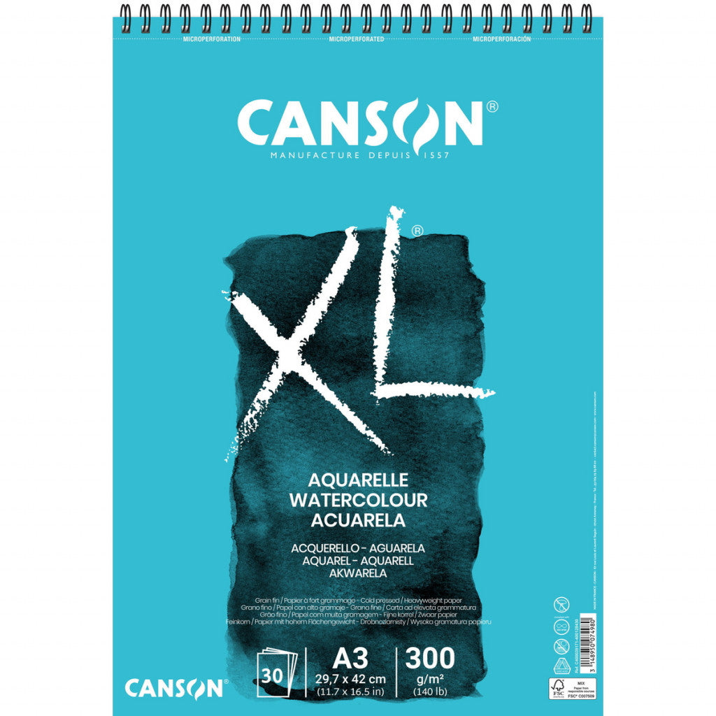 Canson Xl Aquarelle, 300g - A3, 30 ark