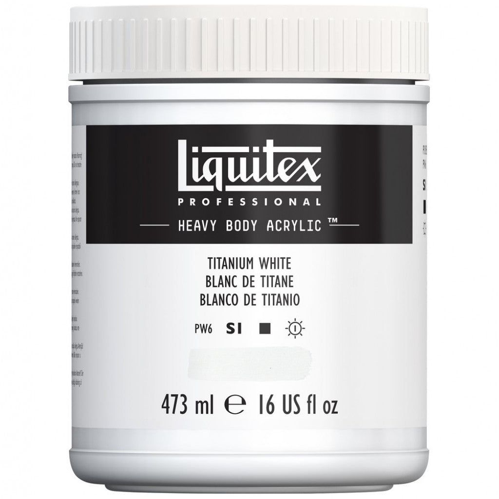 Liquitex Heavy Body 473 ml - 432 Titanium White  S1