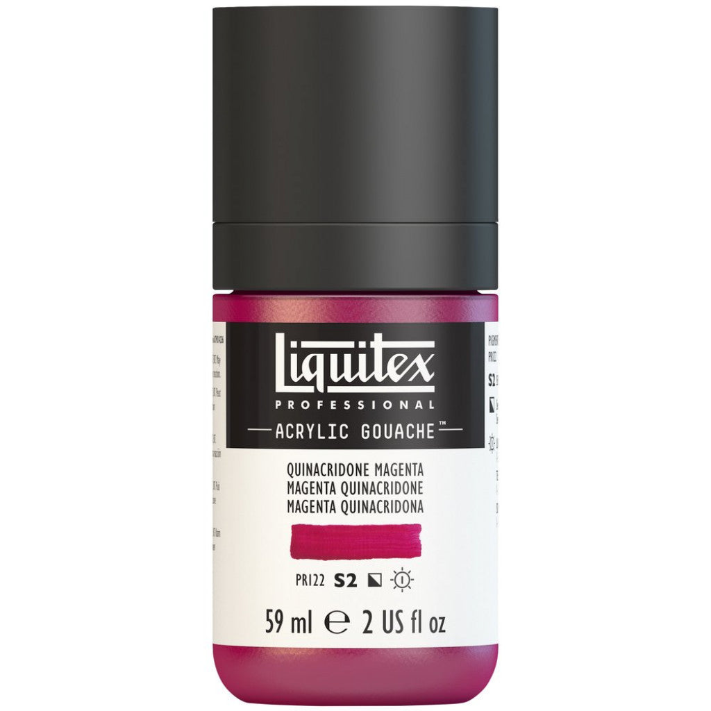 Liquitex Acrylic Gouache (matt) 59ml - 114 Quinacridone Magenta  S2