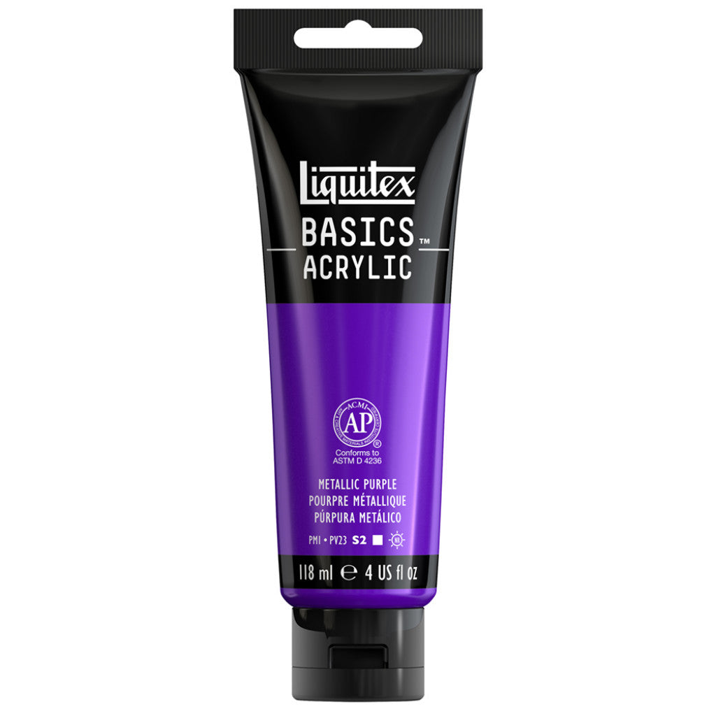 Liquitex Basics Acrylic 118ml - Metallic Purple 340