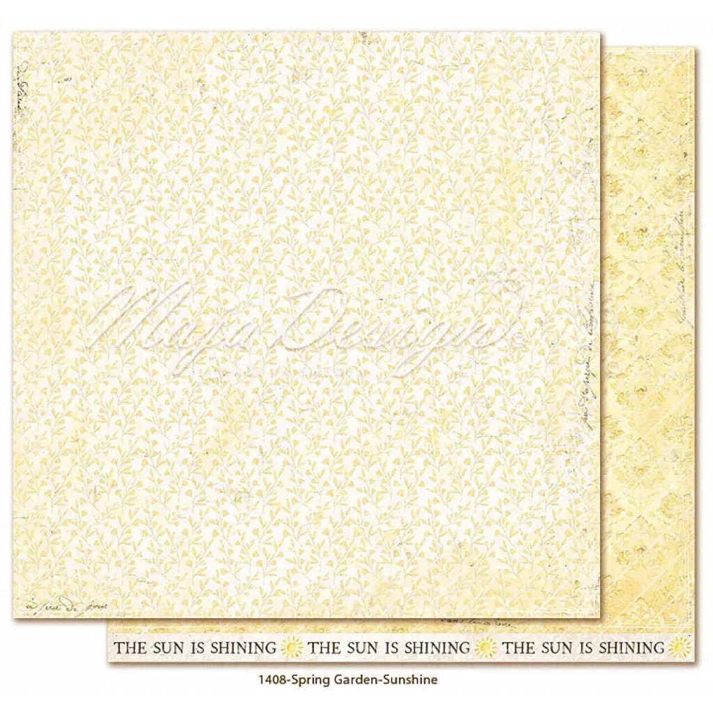 Mønsterark, Maja Design Spring Garden, 12"x12" - Sunshine