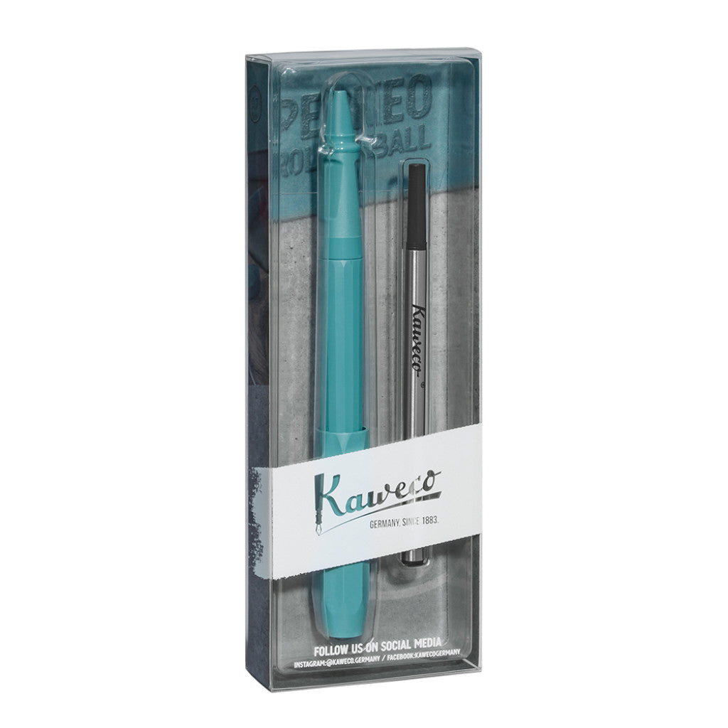 Kaweco Perkeo Roller ball Pack - 0.7mm - Breezy Teal