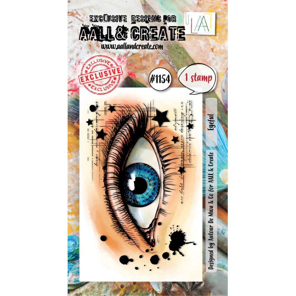 AALL And Create A8 Clear Stamp - Eyeful