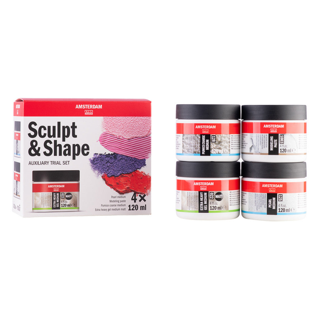Amsterdam Medium Sett 4x120ml - Sculpt Shape