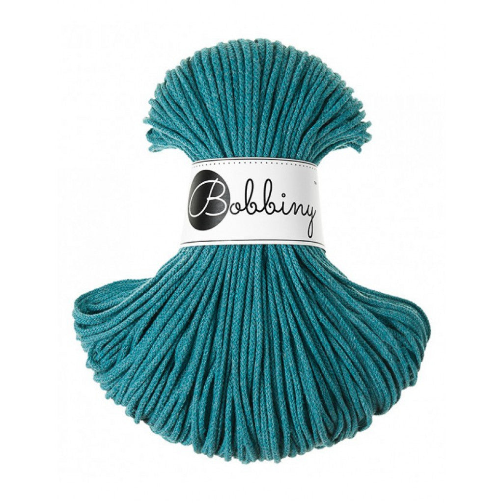 Bobbiny Braided Cord 3mm 100m - Teal