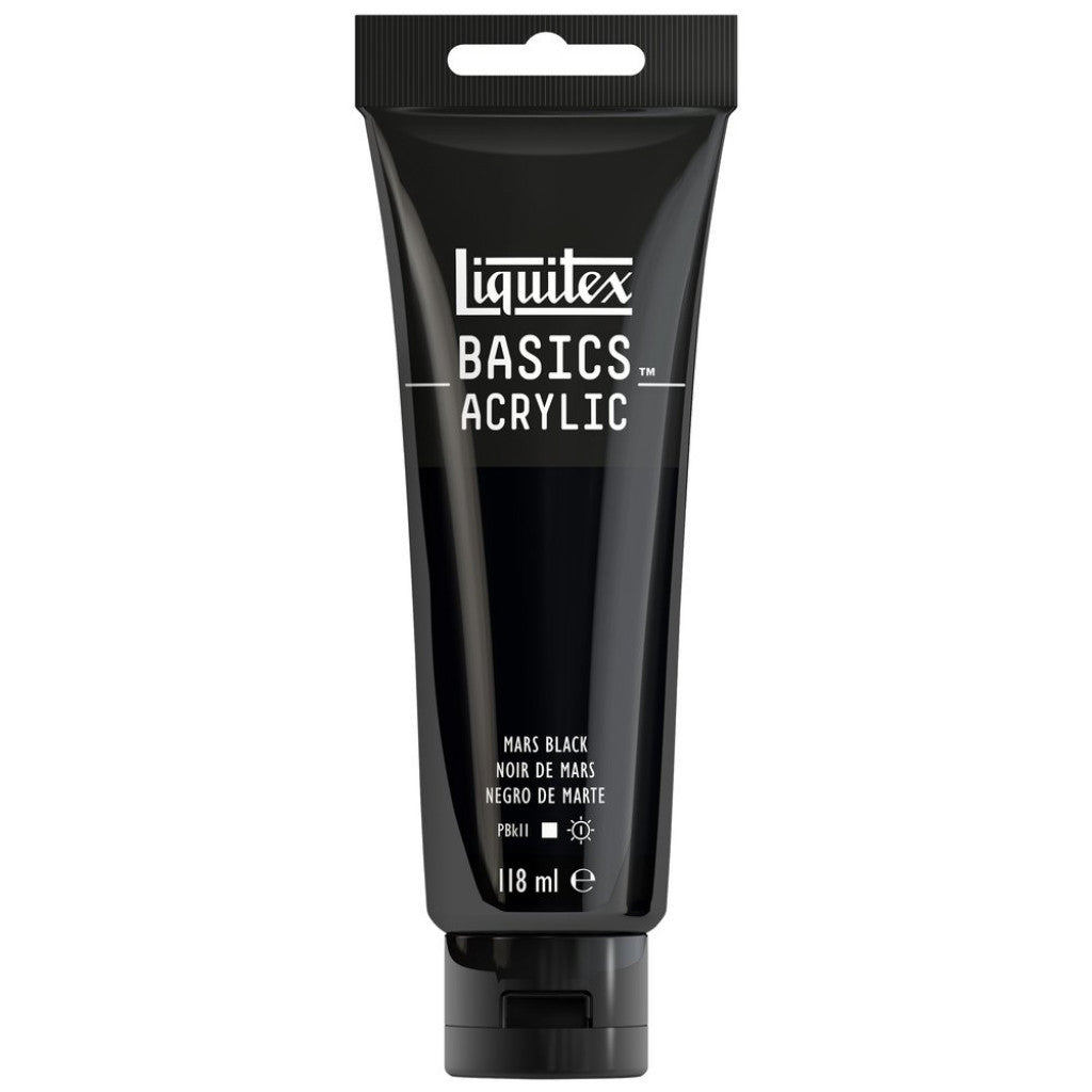 Liquitex Basics Acrylic 118ml - 276 Mars Black  S1