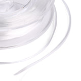 Smykkestrikk Flat, 10m Clear - 0.38mm