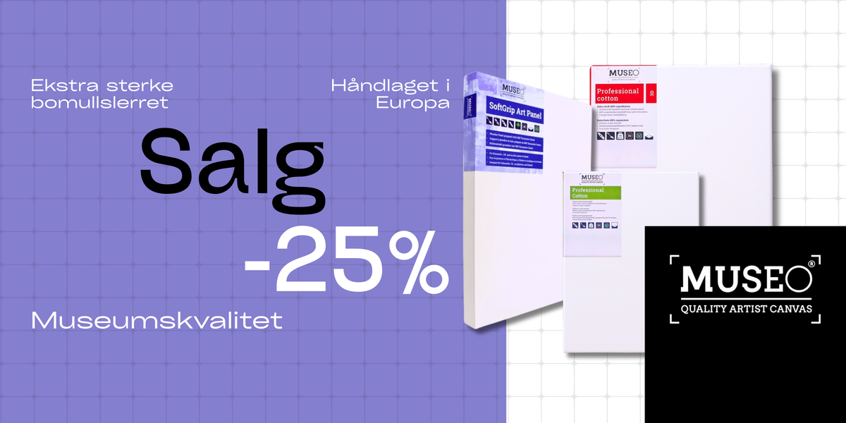 Salg -25% på museo-lerreter