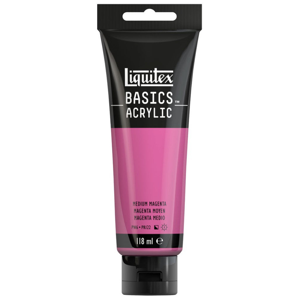 Liquitex Basics Acrylic 118ml - 500 Magenta Medium  S1